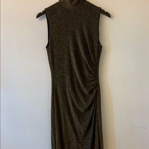 Ralph Lauren gold and black formal dress